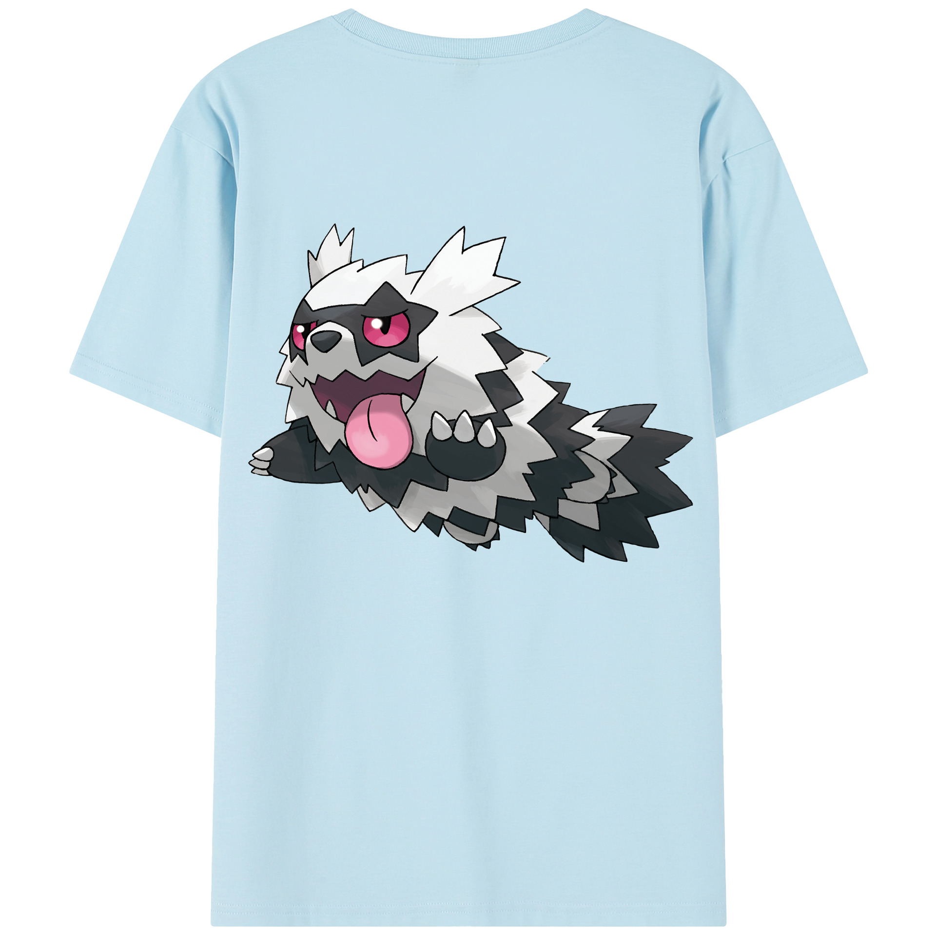 （画像用） ポケットモンスター Pokémon 綿100％半袖Tシャツ（背面プリント）